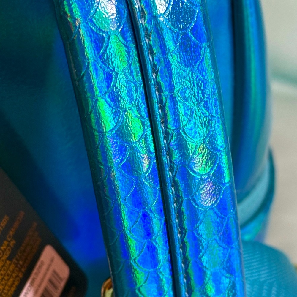 Loungefly x Disney The Little Mermaid King Triton Sequin Backpack - Picture 5 of 9